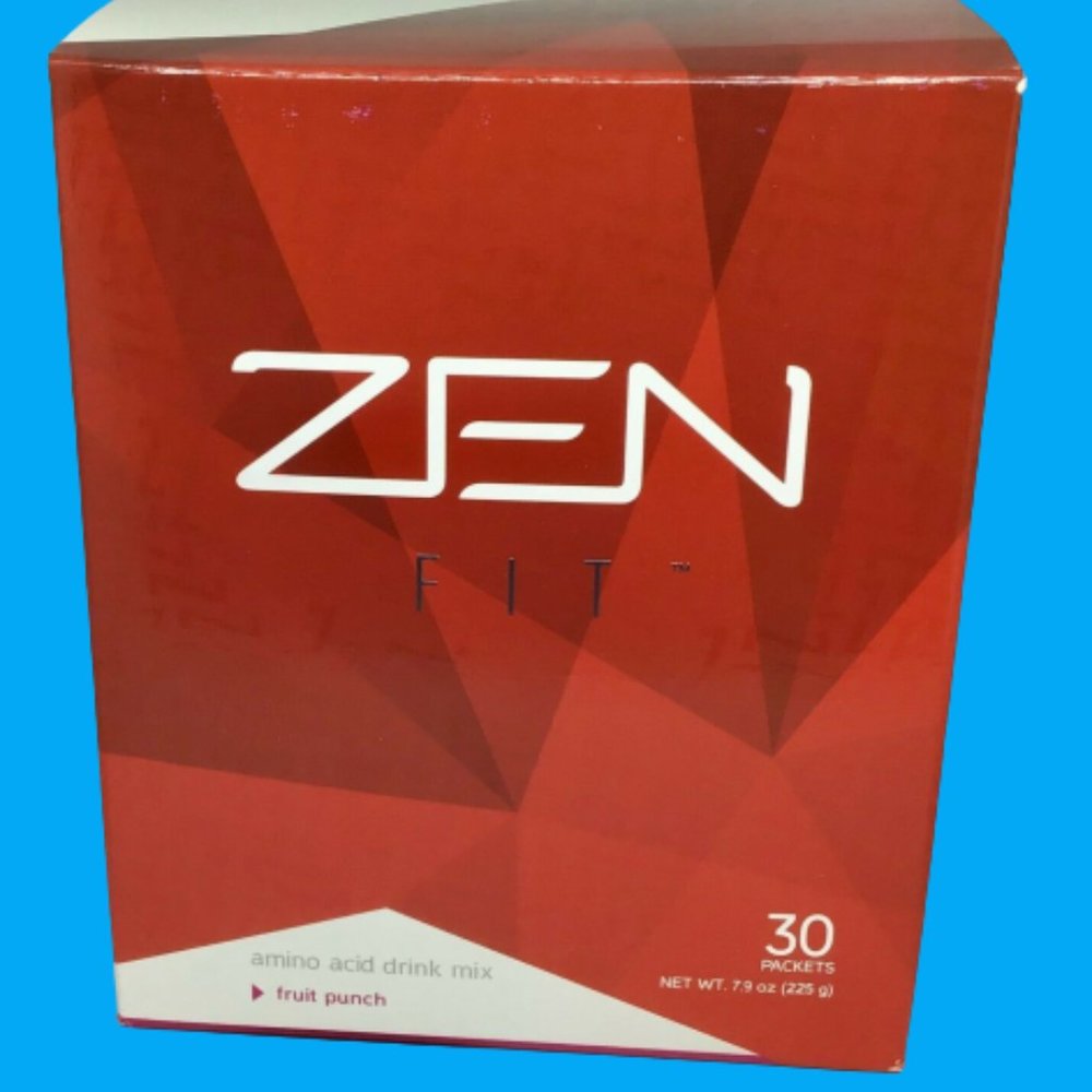 Jeunesse ZEN Fit amino acids drink mix fruit punch
